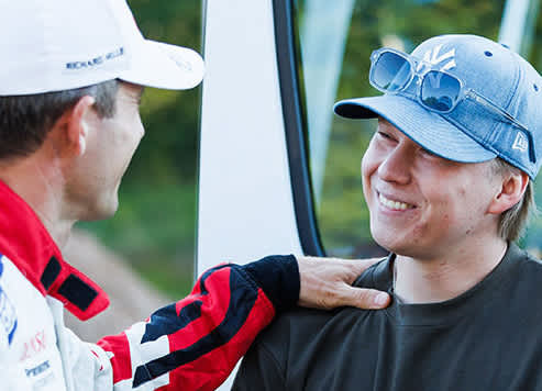 Sebastien Ogier und Kalle Rovanperä: auf dem Nürburgring im GT3-Auto?