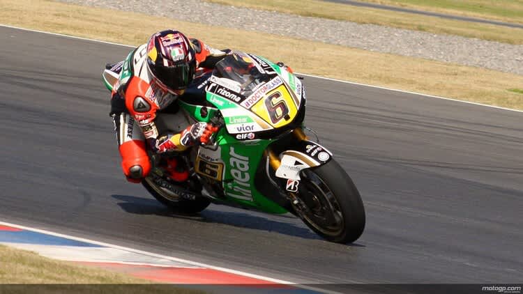 Stefan Bradl beim Test in Argentinien