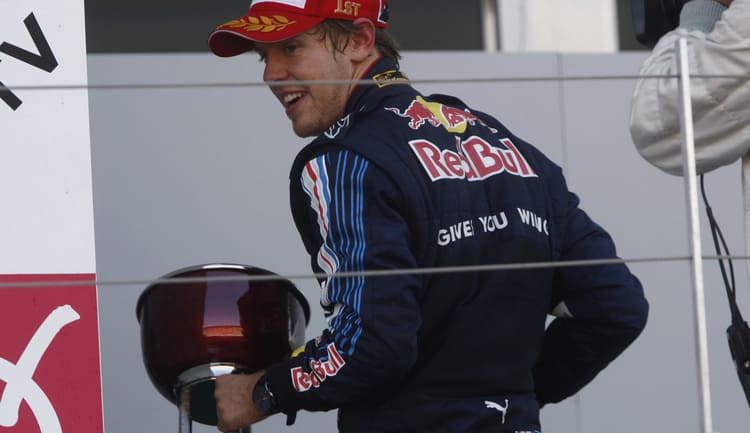 China-GP-Sieger Sebastian Vettel.