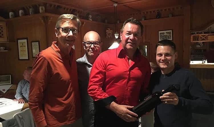 Golfer: Jörg Pattermann, Sigi Schwarz, Christoph Dirtl und Simon Wagner (v. li.)