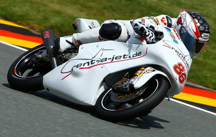 14. Wildcard-Einsatz: Kevin Hanus 2014 auf dem Sachsenring