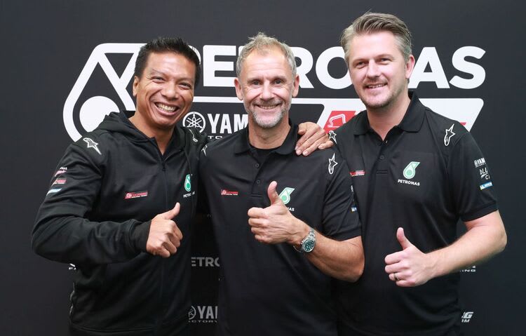 Razlan Razali, Wilco Zeelenberg und Johan Stigefelt (von links)