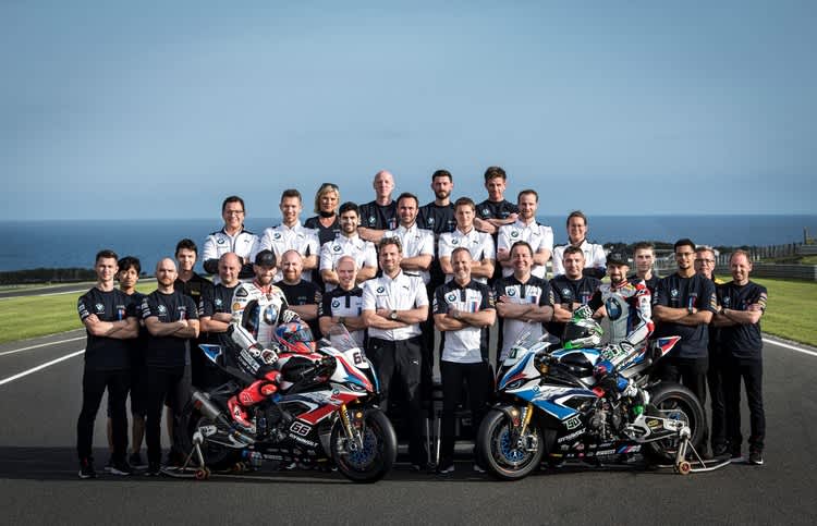 Das BMW-Werksteam in der Superbike-WM