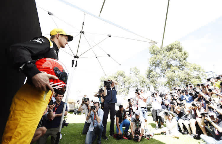Nico Hülkenberg und sein auffälliger Helm