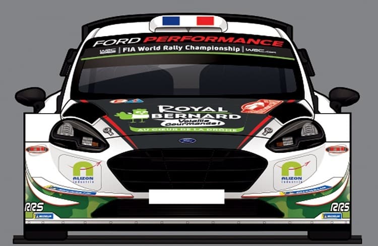 Der Ford Fiesta WRC von Bryan Bouffier