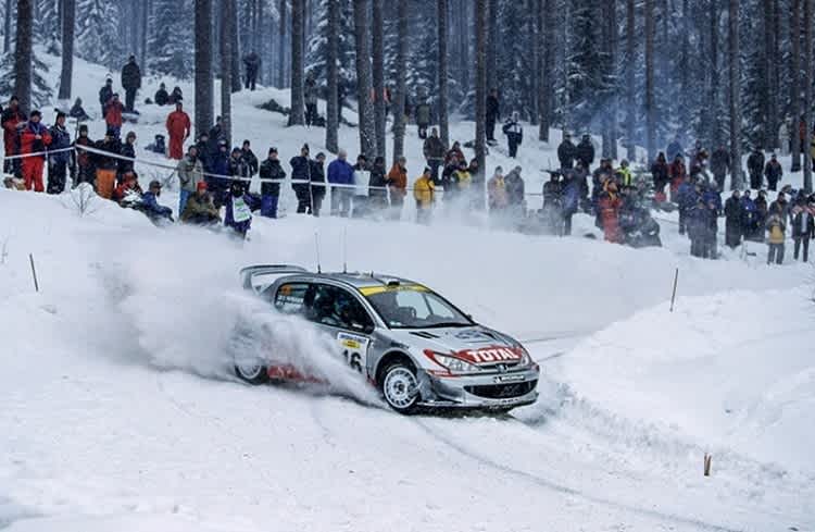 Harri Rovanperä bei seinem einzigen 2001 in Schweden
