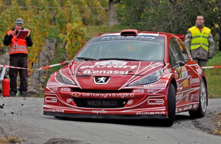 Luca Betti beim Shakedown zur 52. Rallye du Valais