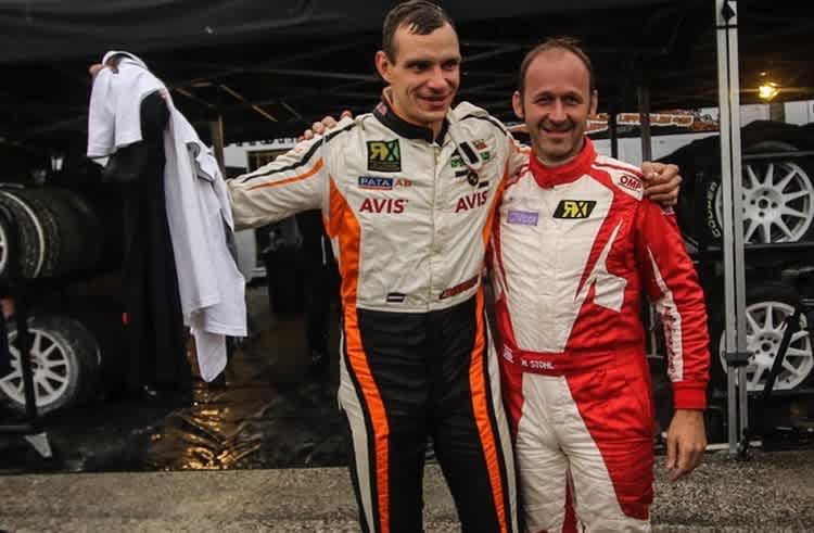 Janis Baumanis (li.) und Manfred Stohl