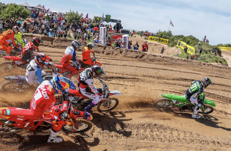 Jeremy Seewer, Kawasaki: Holeshot, dann nach hinten durchgereicht.