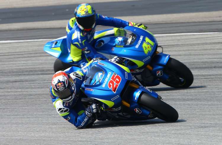 Maverick Viñales und Aleix Espargaró treten 2015 für Suzuki an