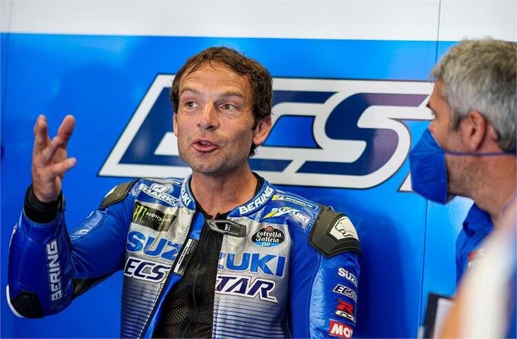 Sylvain Guintoli in seinem Hauptjob: Suzuki-Testfahrer für das MotoGP-Werksteam