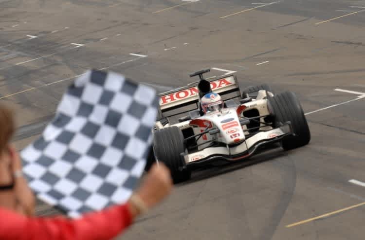 Bessere Zeiten: Jenson Button siegt in Ungarn 2006