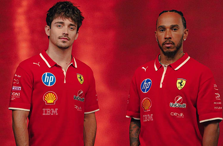 Charles Leclerc und Lewis Hamilton
