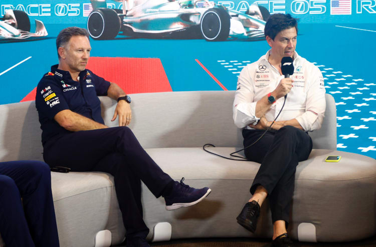Christian Horner und Toto Wolff