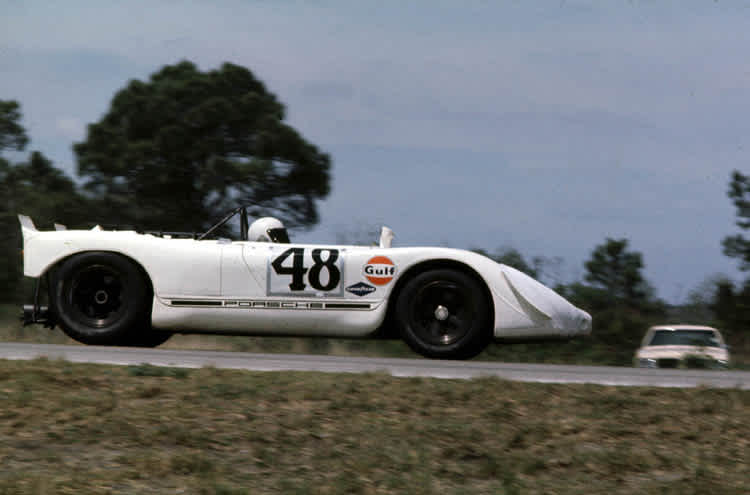 Steve McQueen im Porsche 908/2 in Sebring 1970