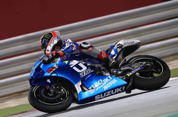 Alex Rins testete in Portimao nicht mit seiner Grand-Prix-Maschine