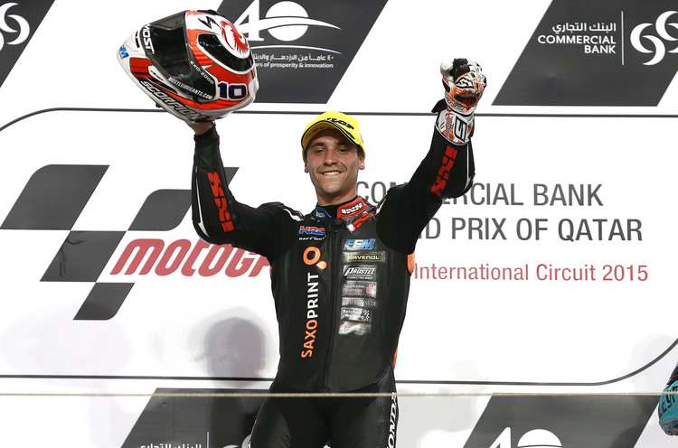 Alexis Masbou feierte in Katar seinen ersten Saisonsieg 2015