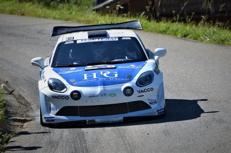 Cedric Robert in seiner Alpine A110