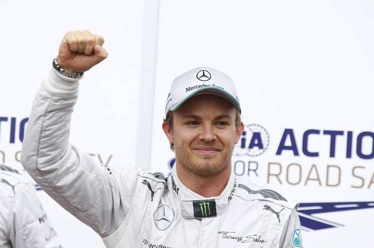 Rosberg blickt in die Sterne...