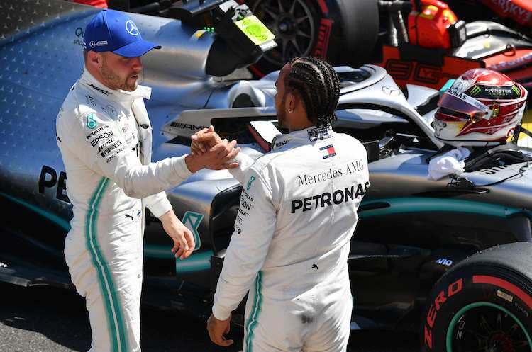 Lewis Hamilton und Valtteri Bottas