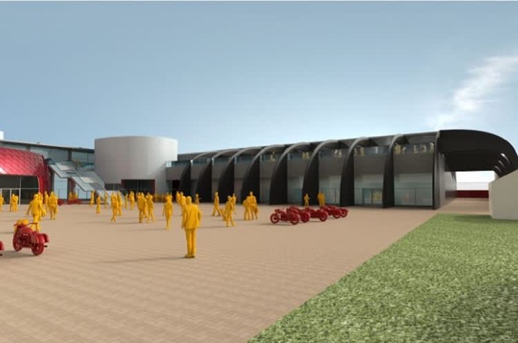 Die Guzzi-Fabrik soll nach dem Umbau Begegnungsstätte der Community werden