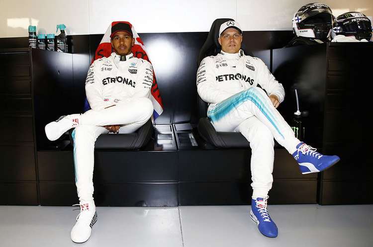Lewis Hamilton und Valtteri Bottas