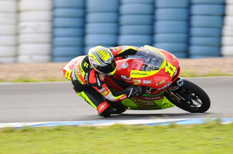 Sandro Cortese beim Jerez-Test 2009