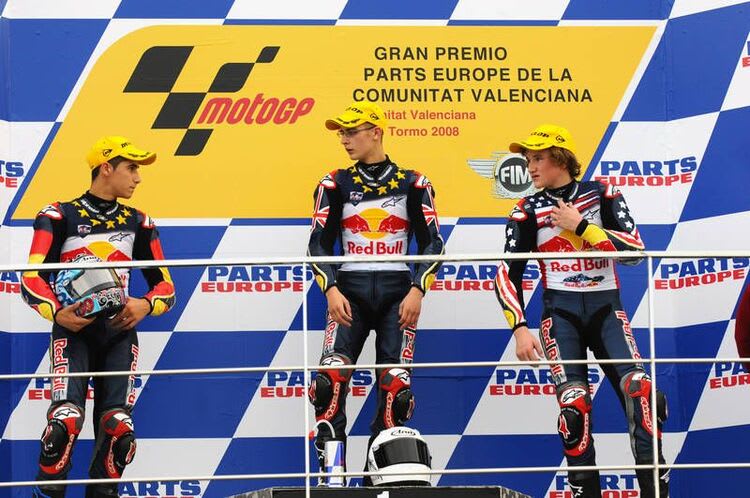 Gagne (rechts) belegte Rang 3 in Valencia.