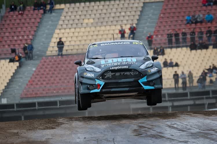 Janis Baumaris im Ford Fiesta RX