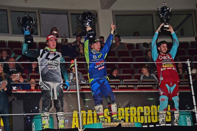 Das SX1-Podium am Freitag