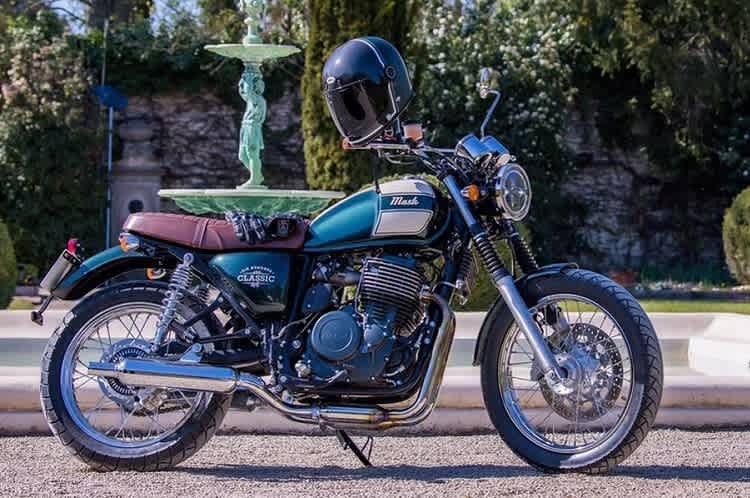 Mash Six Hundred Classic: Luftgekühlter, grossvolumiger Einzylinder, konventionelles Fahrwerk, zu fahren mit dem Führerschein A2