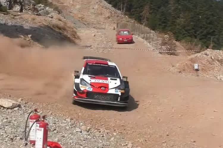 Toyota beim Akropolis-Test