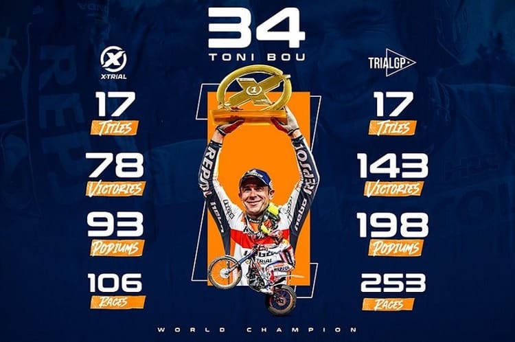 Toni Bou: Eine Erfolgs- und Siegesserie, die er sich nie erträumt hatte