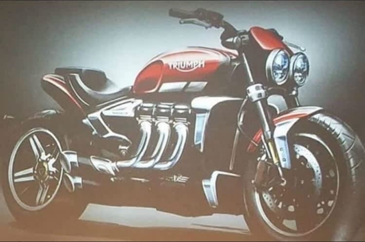 Triumph Rocket III: Neues Modell in Arbeit mit 2,5 Litern Hubraum auf drei stehende Zylinder verteilt
