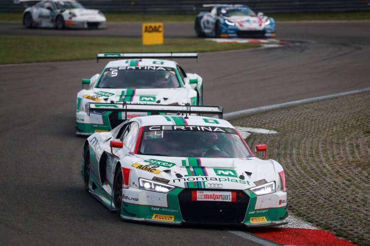 Die beiden Audi R8 LMS von Land-Motorsport in Zandvoort