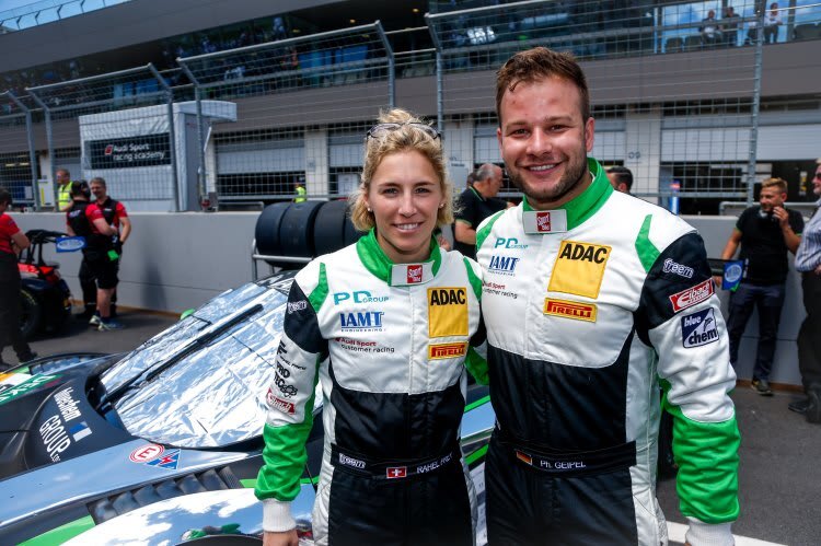 2018 im Cockpit bei YACO Racing: Rahel Frey und Philip Geipel