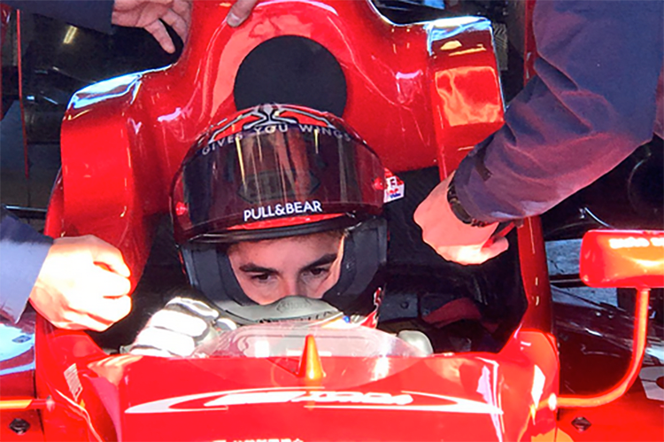 Marc Márquez im Formel 3-Boliden