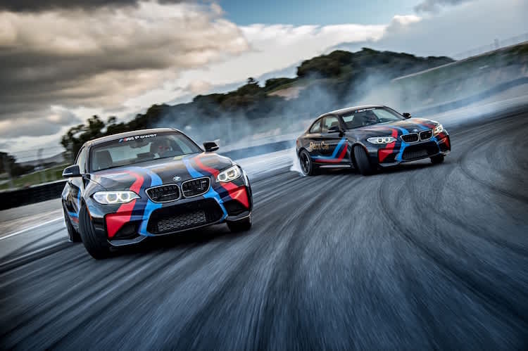 Glock und Farfus testen das neue BMW M2 Coupé