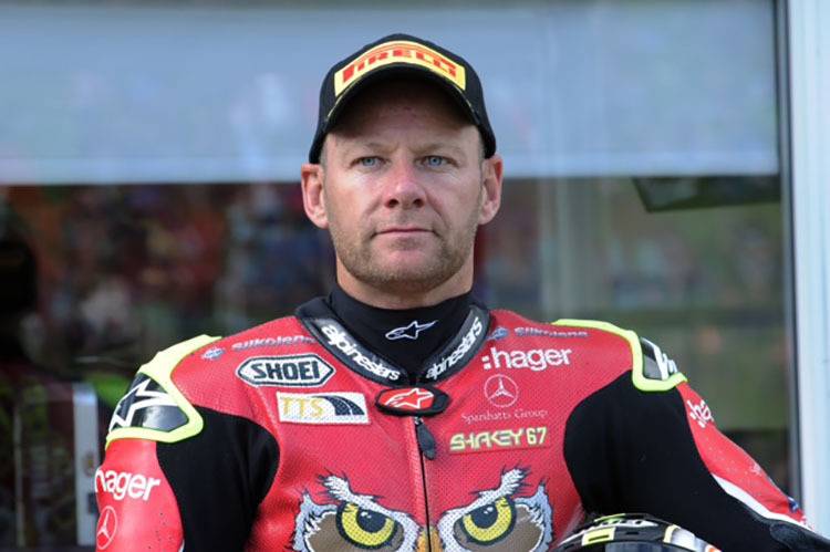 Der fünffache Britische Superbike-Meister Shane Byrne 