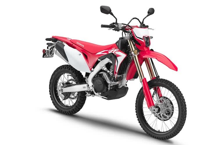 Honda CRF 450 L: Motor und Chassis enstammen der Motocross-Maschine CRF 450 R