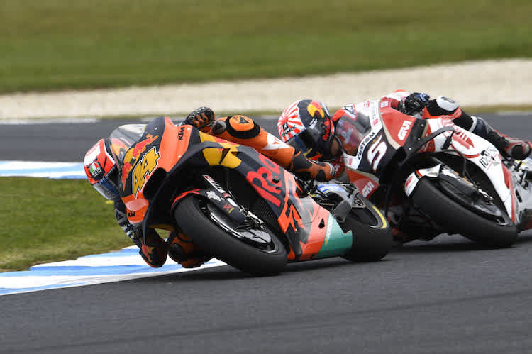 Pol Espargaró hielt Johann Zarco in Schach