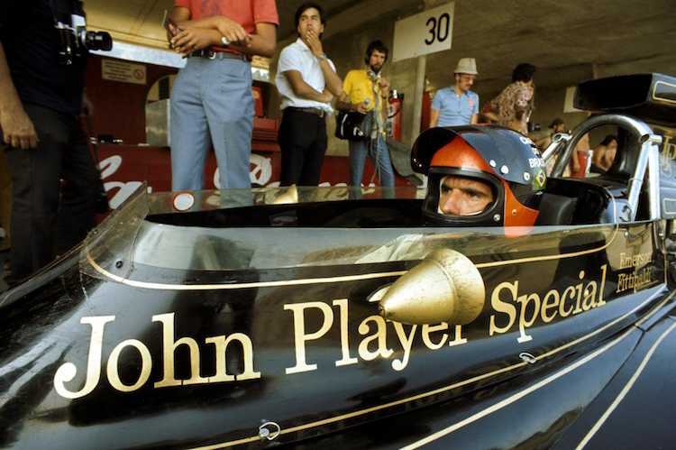 Emerson Fittipaldi 1972 im Lotus