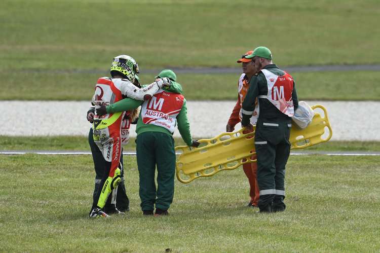 Andrea Iannone: einer von 14 Stürzen in der Saison 2014