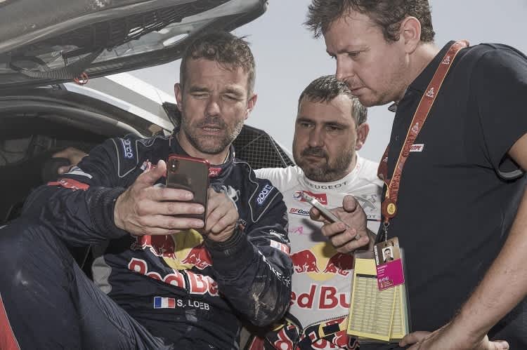 Sebastien Loeb (li.) und Daniel Elena