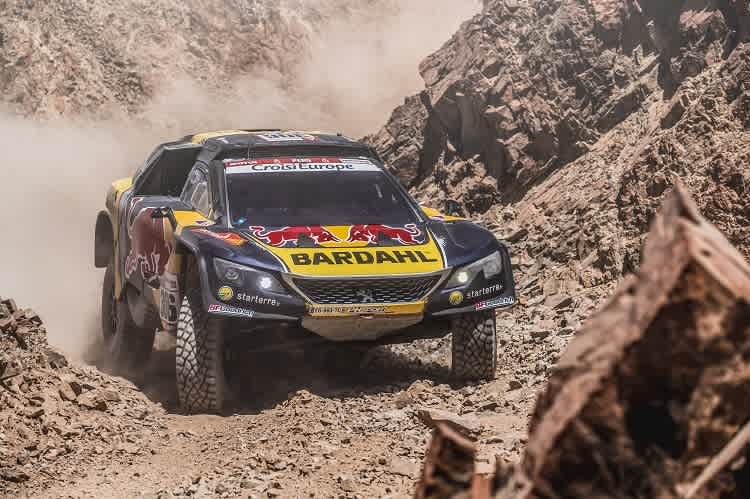 Ein Stromausfall stoppte den Buggy von Sébastien Loeb