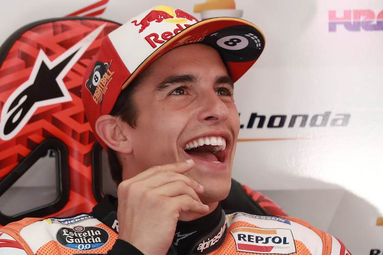Marc Márquez in der künstlichen Sonne Katars