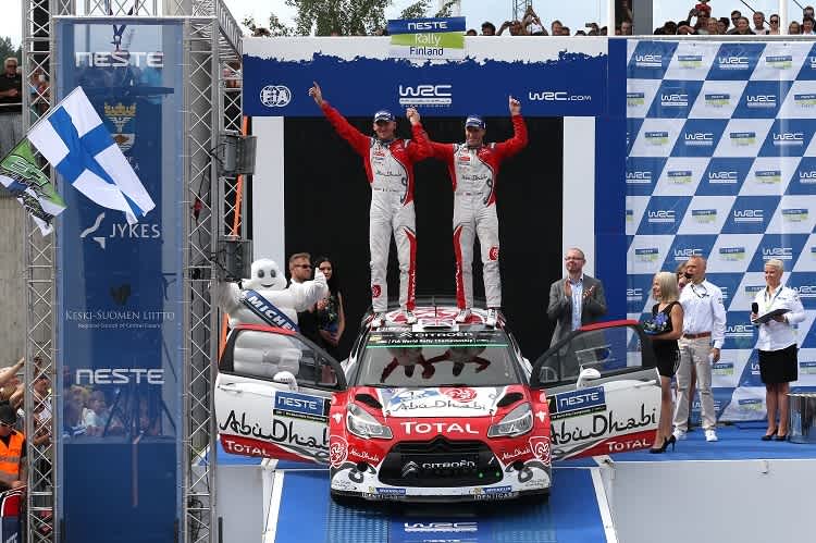 Die Finnland-Sieger: Paul Nagle (l.) und Kris Meeke