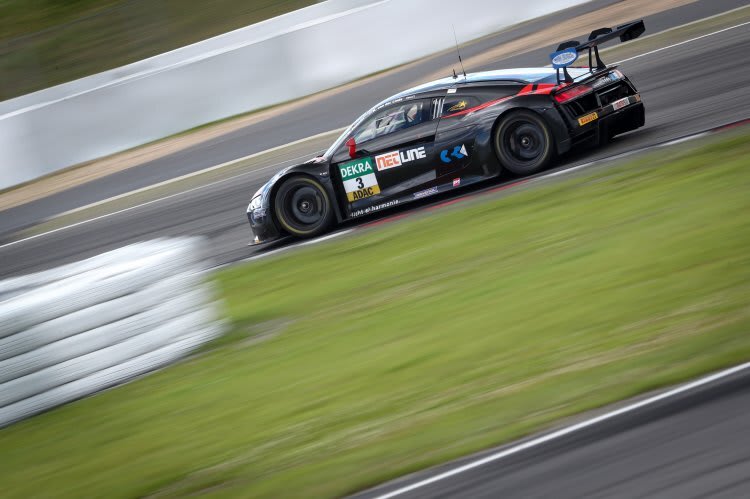 Der Audi R8 LMS von Markus Pommer/Kelvin van der Linde