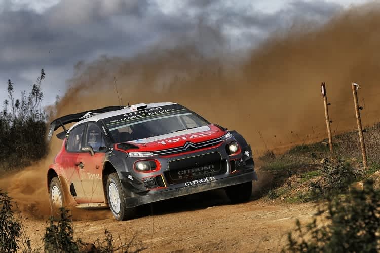 Sébastien Ogier beim Test des Citroën C3 WRC