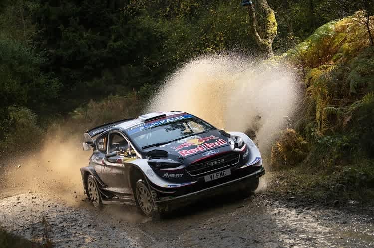 Sébastien Ogier auf dem Weg zum 5. Wales-Sieg 